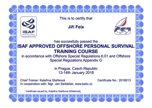 ISAF Offshore Survival
